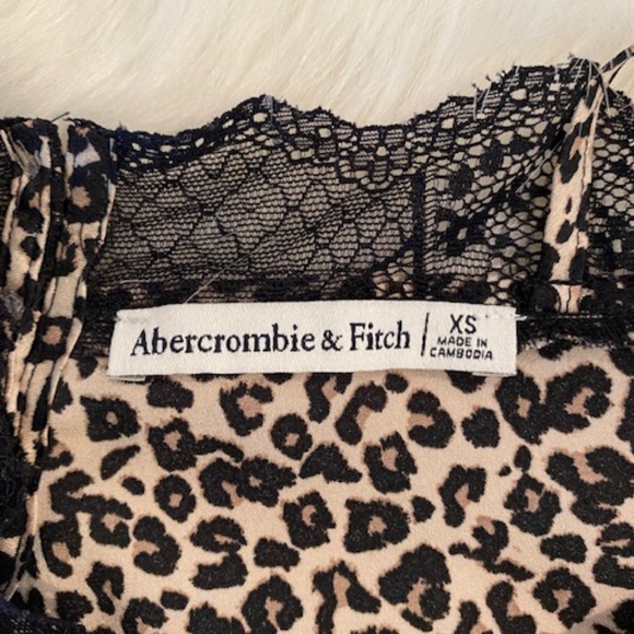 Leopard Print Lace Cami Tank Top - X-Small (NWOT) - Picture 6 of 6